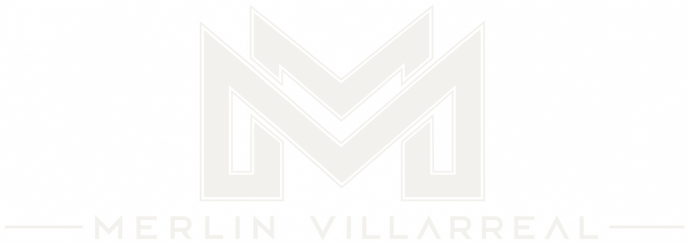 Logotipo de Merlin Villarreal, dos letras M entrelazadas